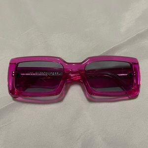 Retrosuperfuture hot pink sunglases
